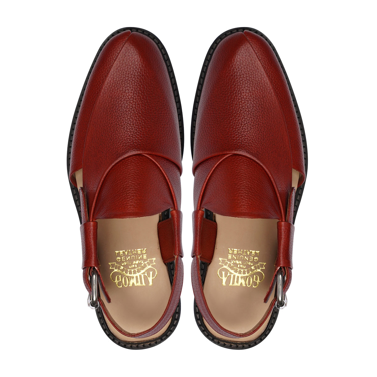 PESHAWARI CHAPPAL RED - Gomila Intersole