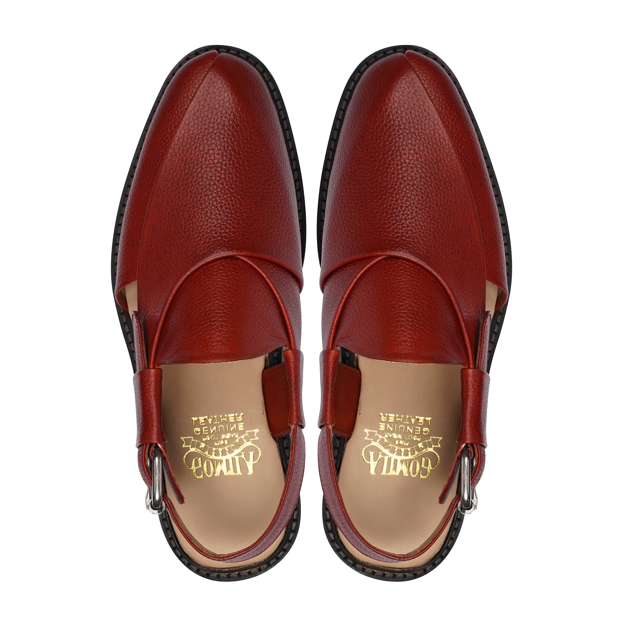 PESHAWARI CHAPPAL RED - Gomila Intersole