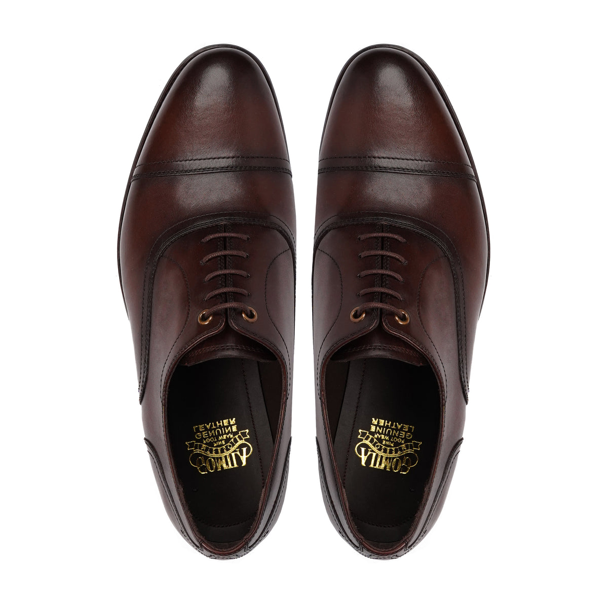 Lorsch - Men's Dark Brown Calf Leather Oxford Shoe