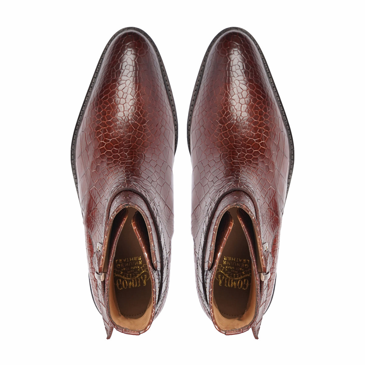 Koemi - Men's Oxblood Calf Leather Jodhpur Boot