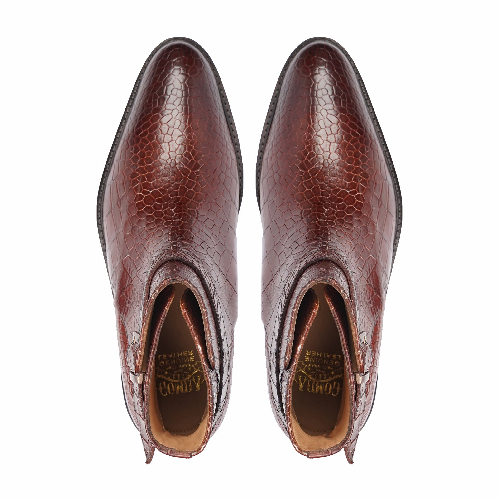 Koemi - Men's Oxblood Calf Leather Jodhpur Boot