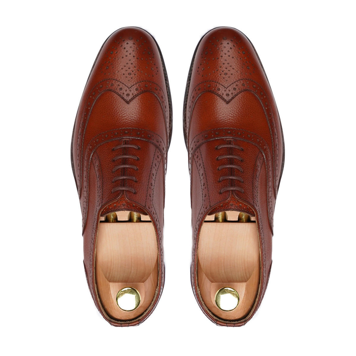 Marburg - Men's Orange Tan Calf Leather Oxford Shoe - Goodyear Welted