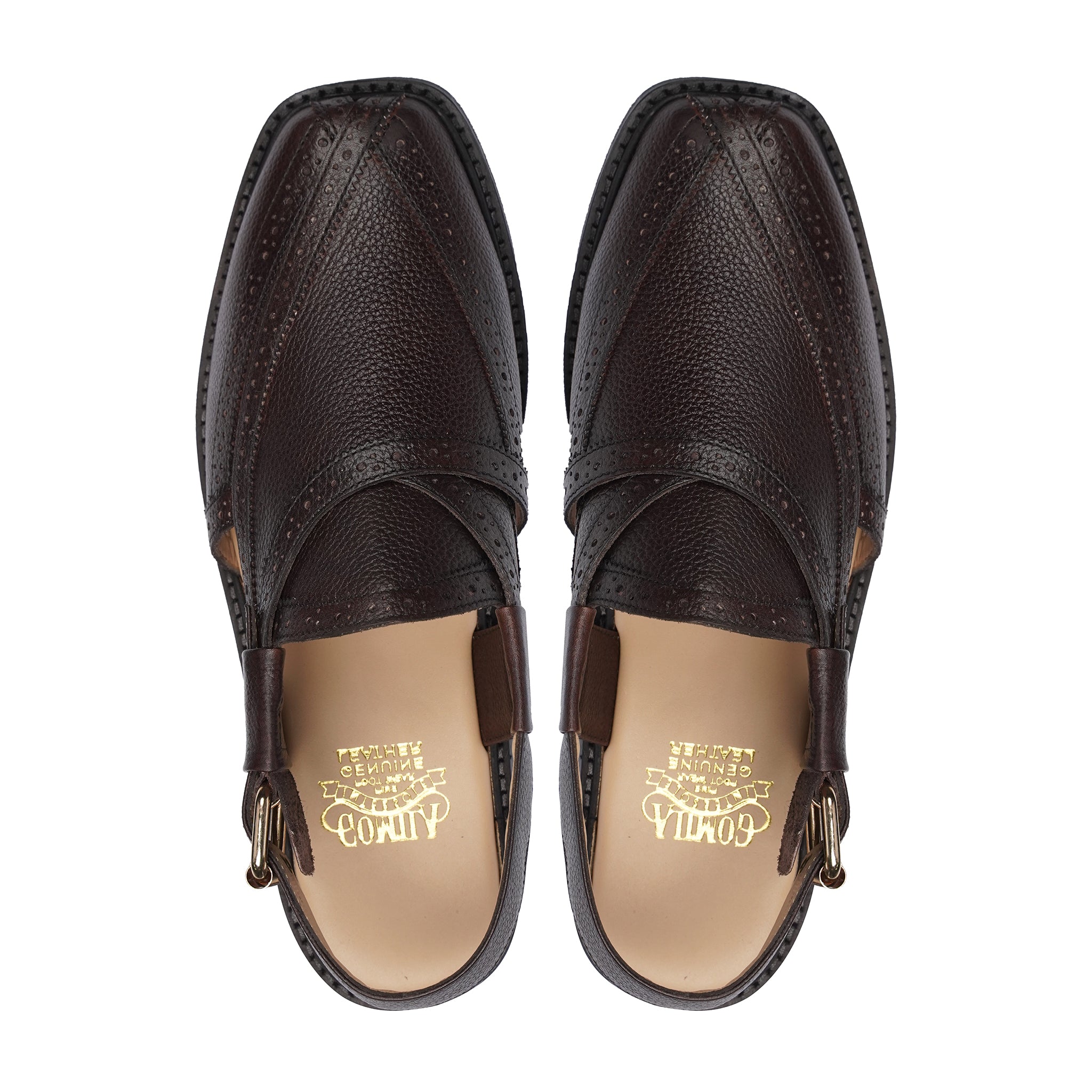 NOUROZE CHAPPAL MATT CHOCOLATE BROWN - Gomila Intersole