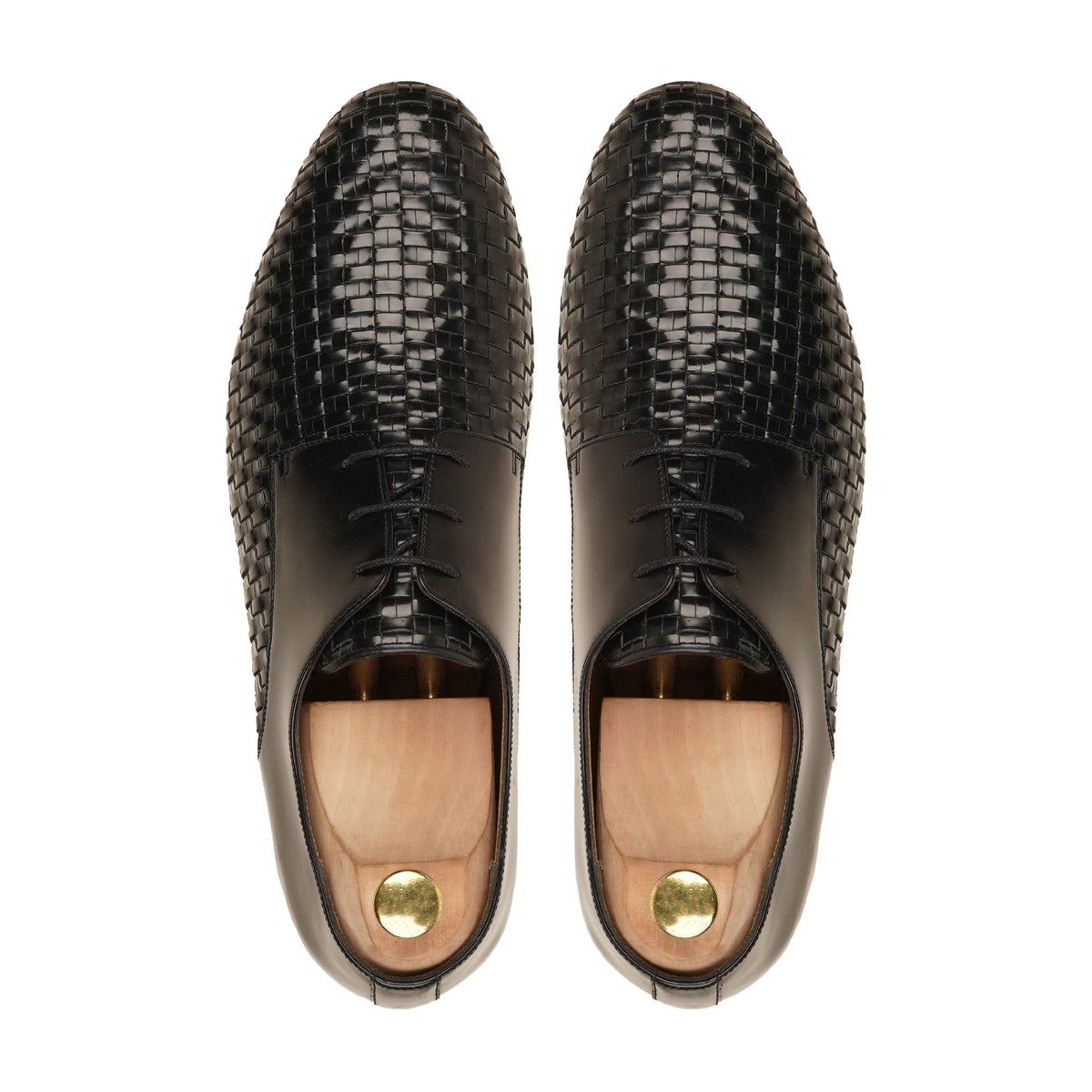 Aiken - Men's Calf and Hand Woven Calf Leather Derby Shoe