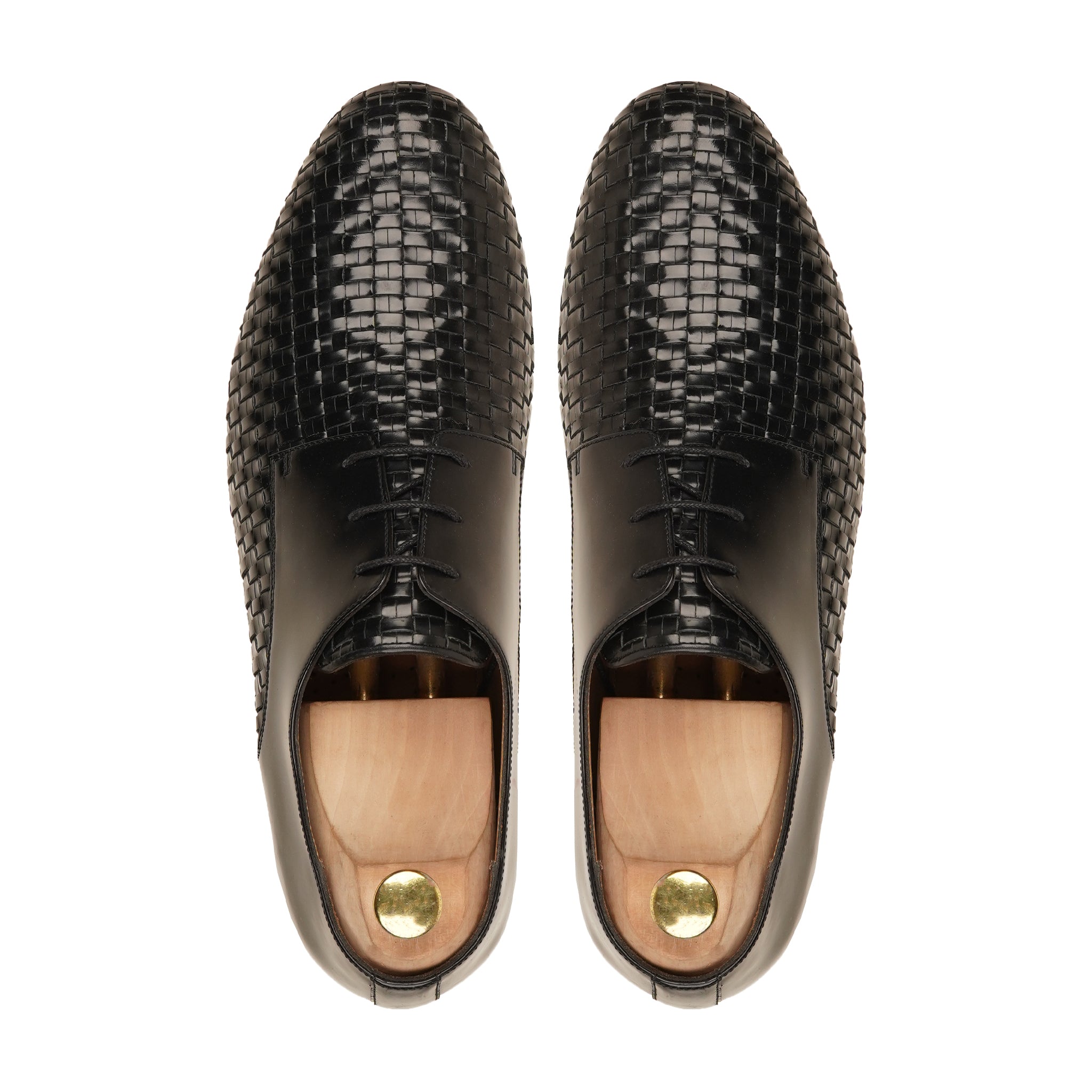 Aiken - Men's Calf and Hand Woven Calf Leather Derby Shoe