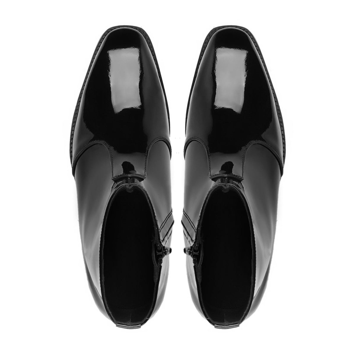 Cajon - Men's Black Patent Leather Chelsea Boot