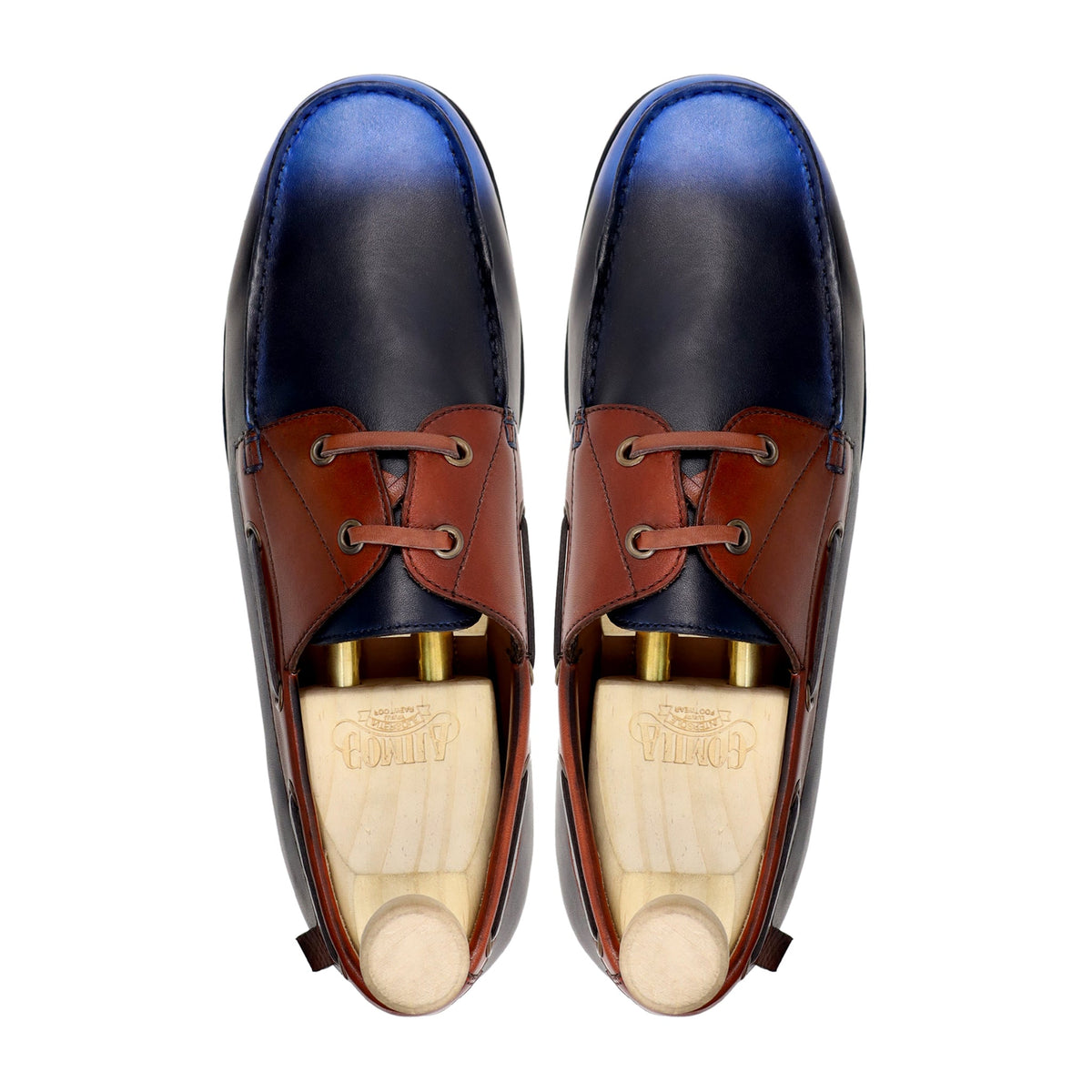 Parizone - Men's Tricolor Calf Leather Derby Shoe
