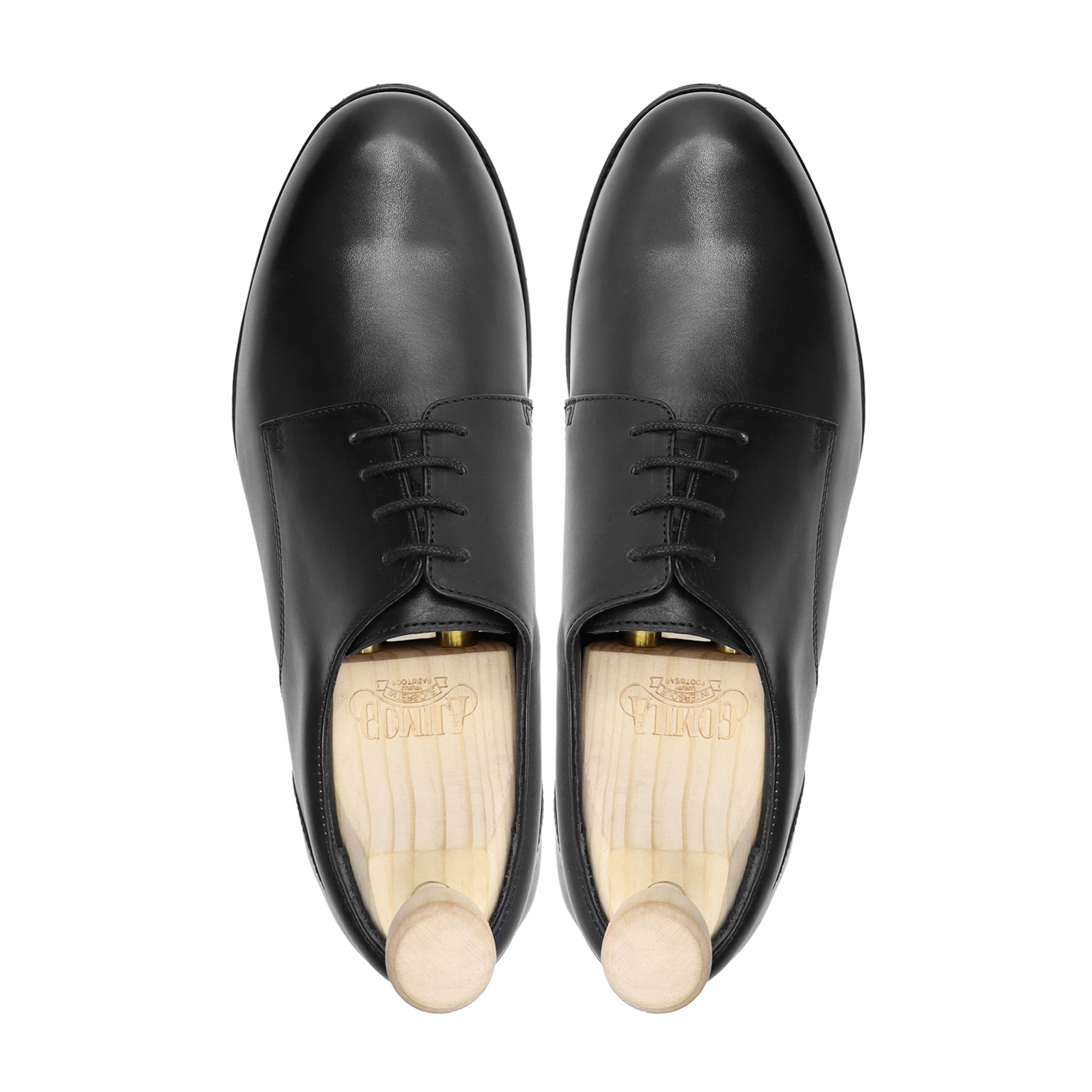 Pepe - Men's Black Calf Leather Derby Shoe