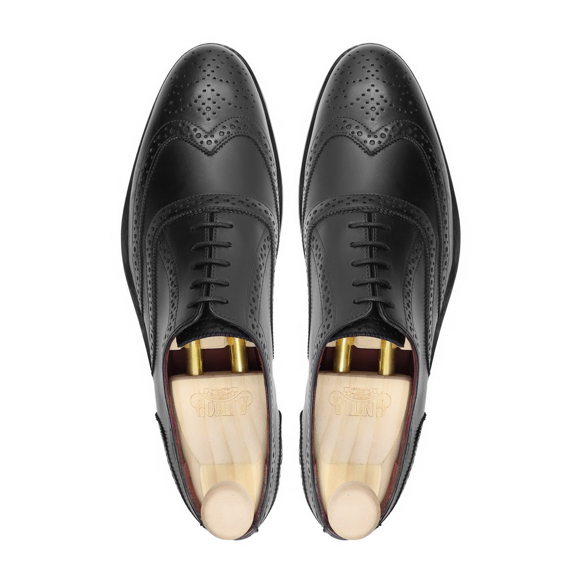 Seyles - Men's Black Calf Leather Oxford Shoe - Goodyear Welted