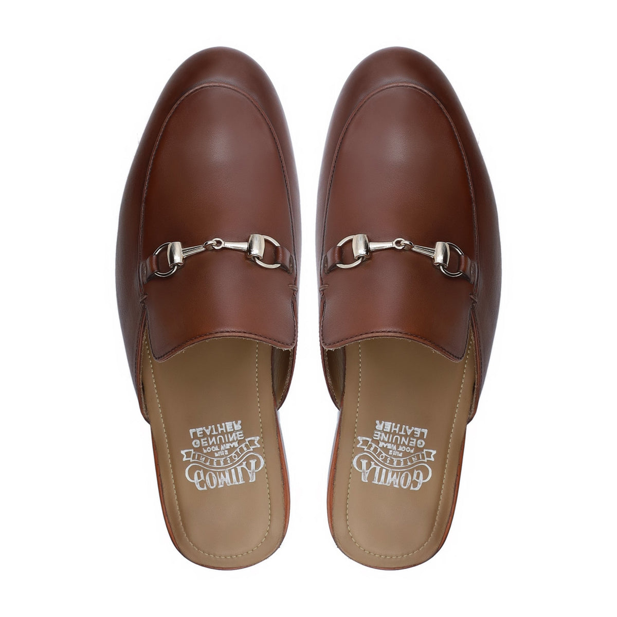 Dodoma - Men's Brown Calf Leather Slipper