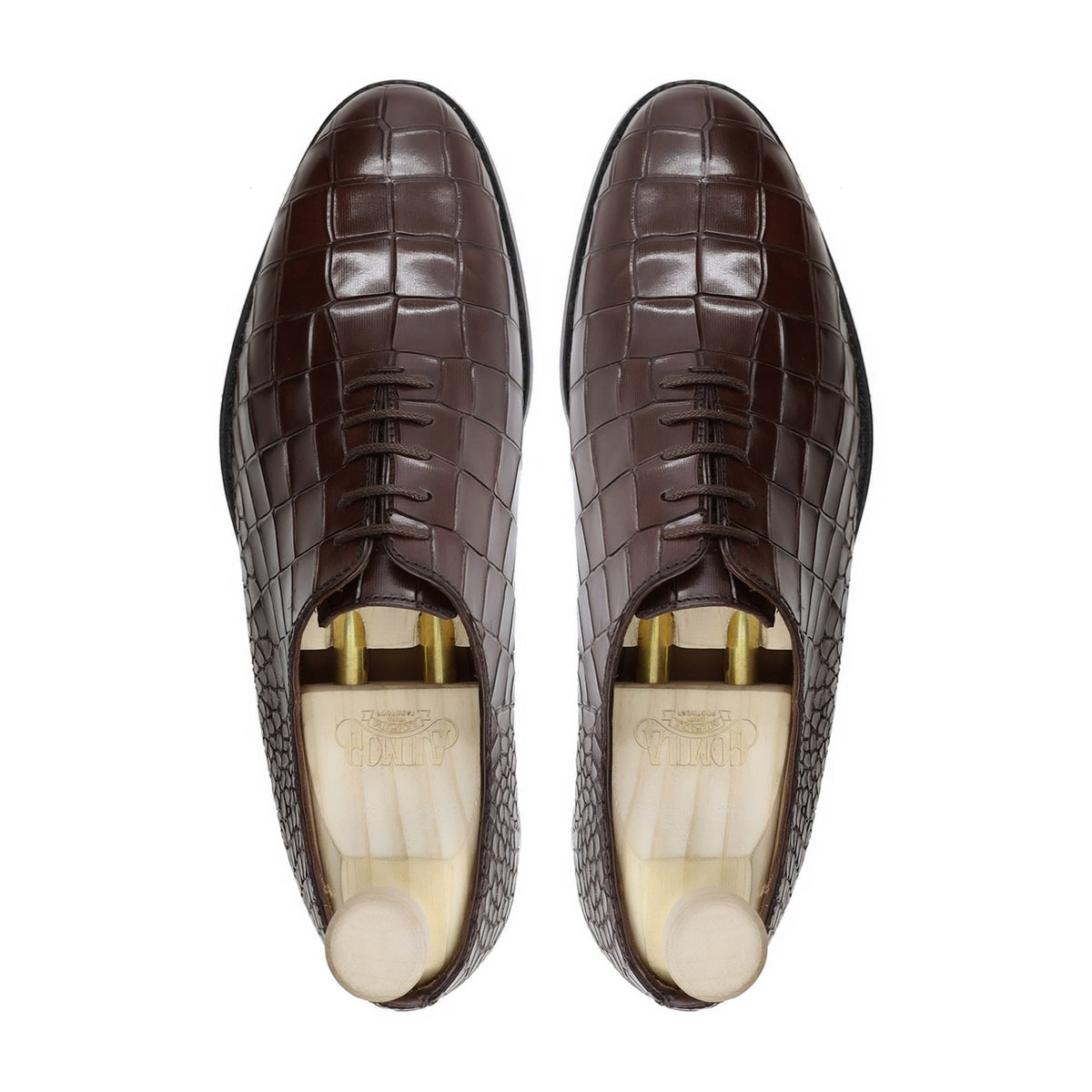 Swat - Men's Dark Brown Calf Leather Wholecut Shoe
