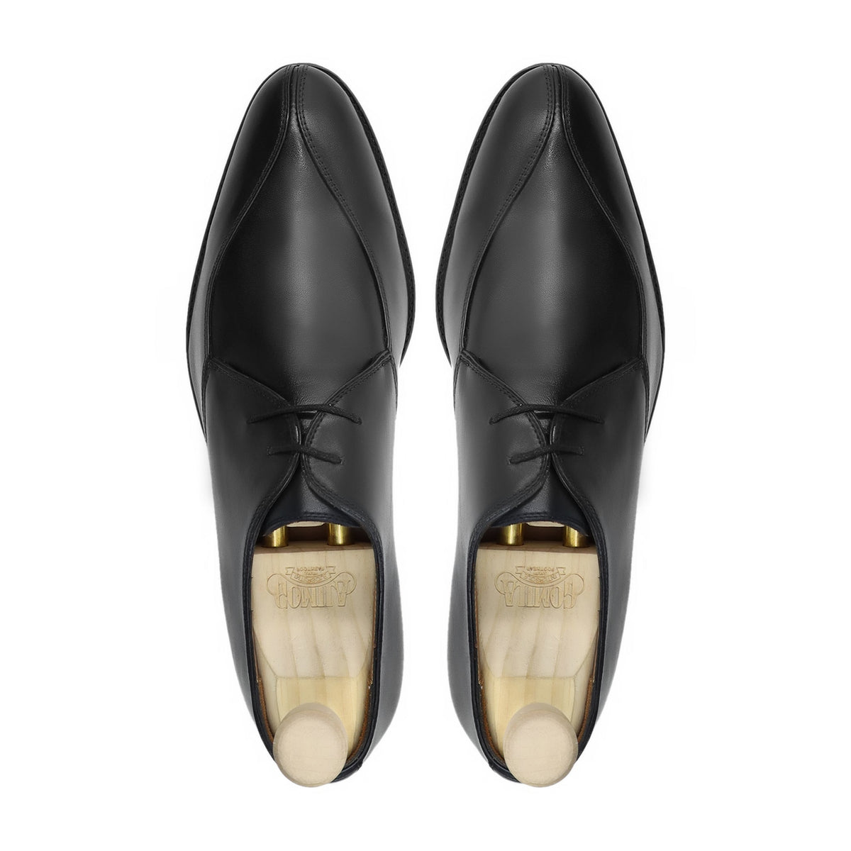 Vanak - Men's Black Calf Leather Derby Shoe