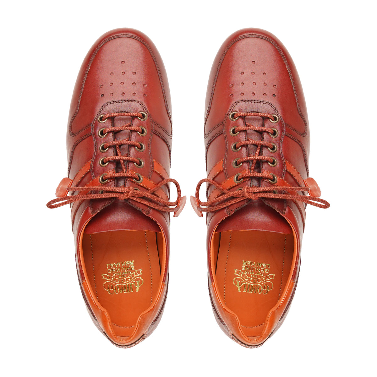 Sinisa - Men's Oxblood Calf Leather Jogger