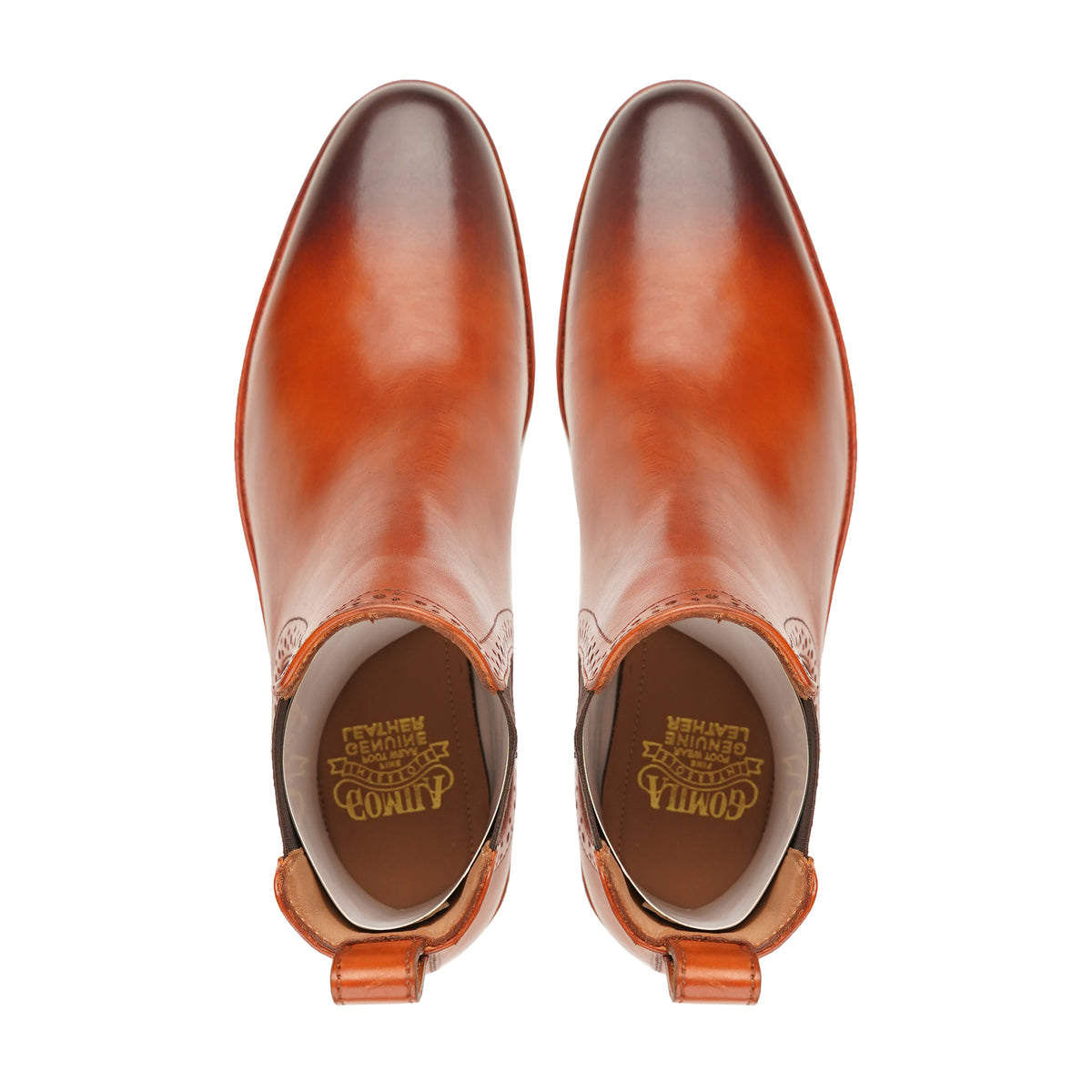 Torrye - Men's Burnished Tan Calf Leather Chelsea Boot