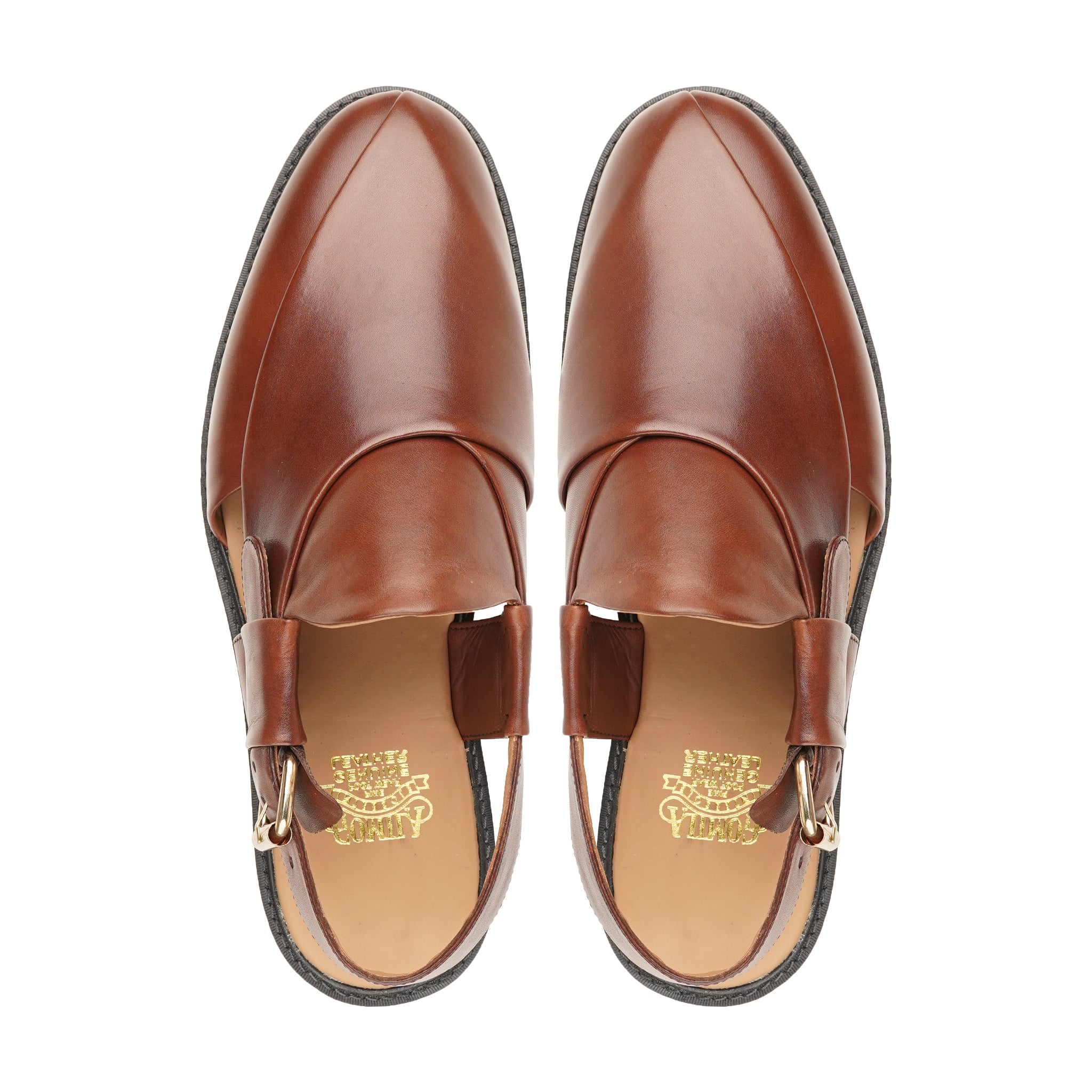 Shuri - Men's Brown Calf Leather Sandal