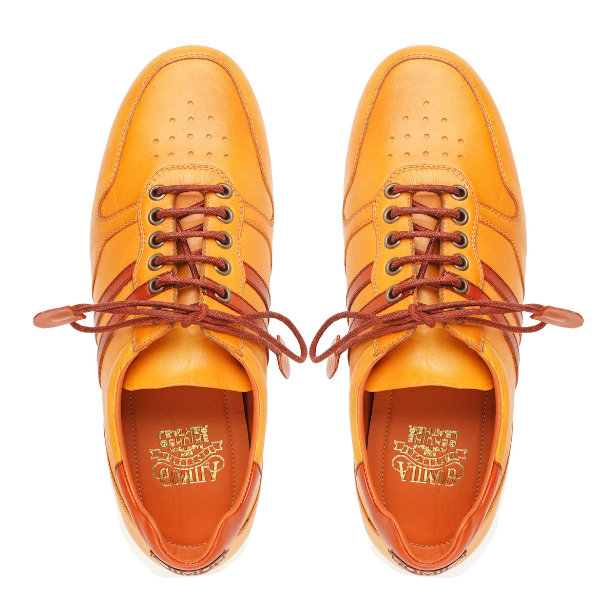 Gitanj - Men's Tan Calf Leather Jogger