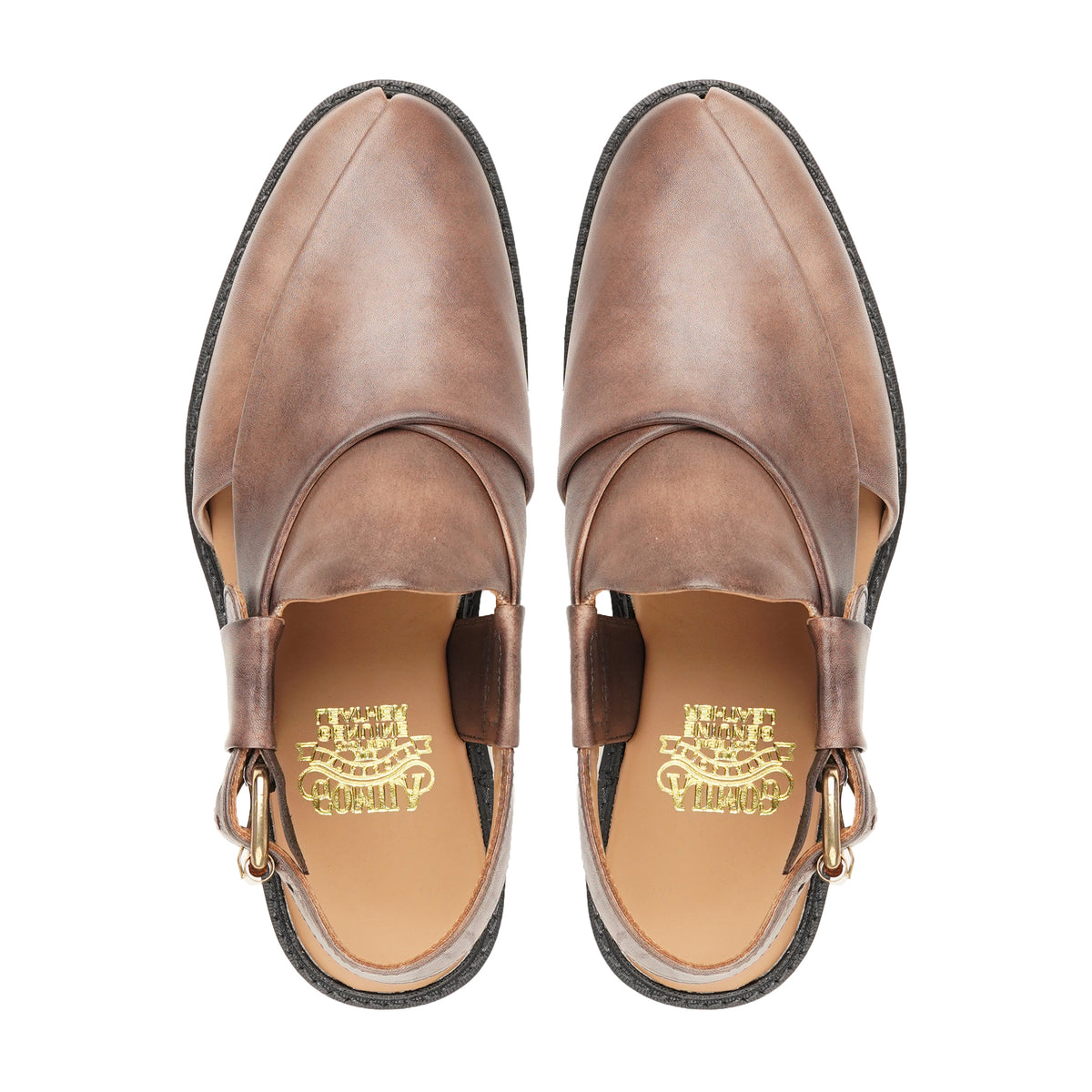 Ryoko - Men's Brown Calf Leather Sandal
