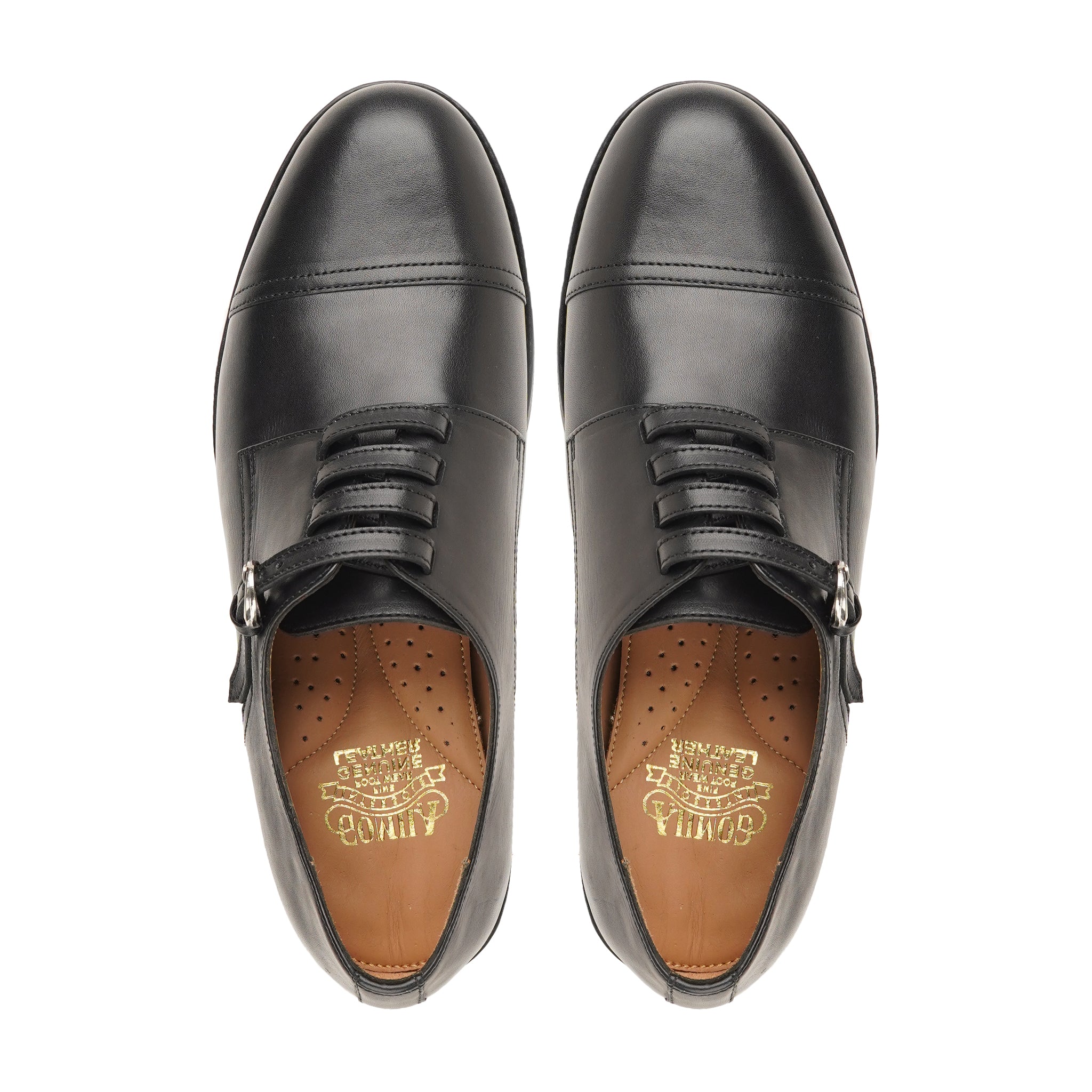 Norson - Men's Black Calf Leather Derby Shoe