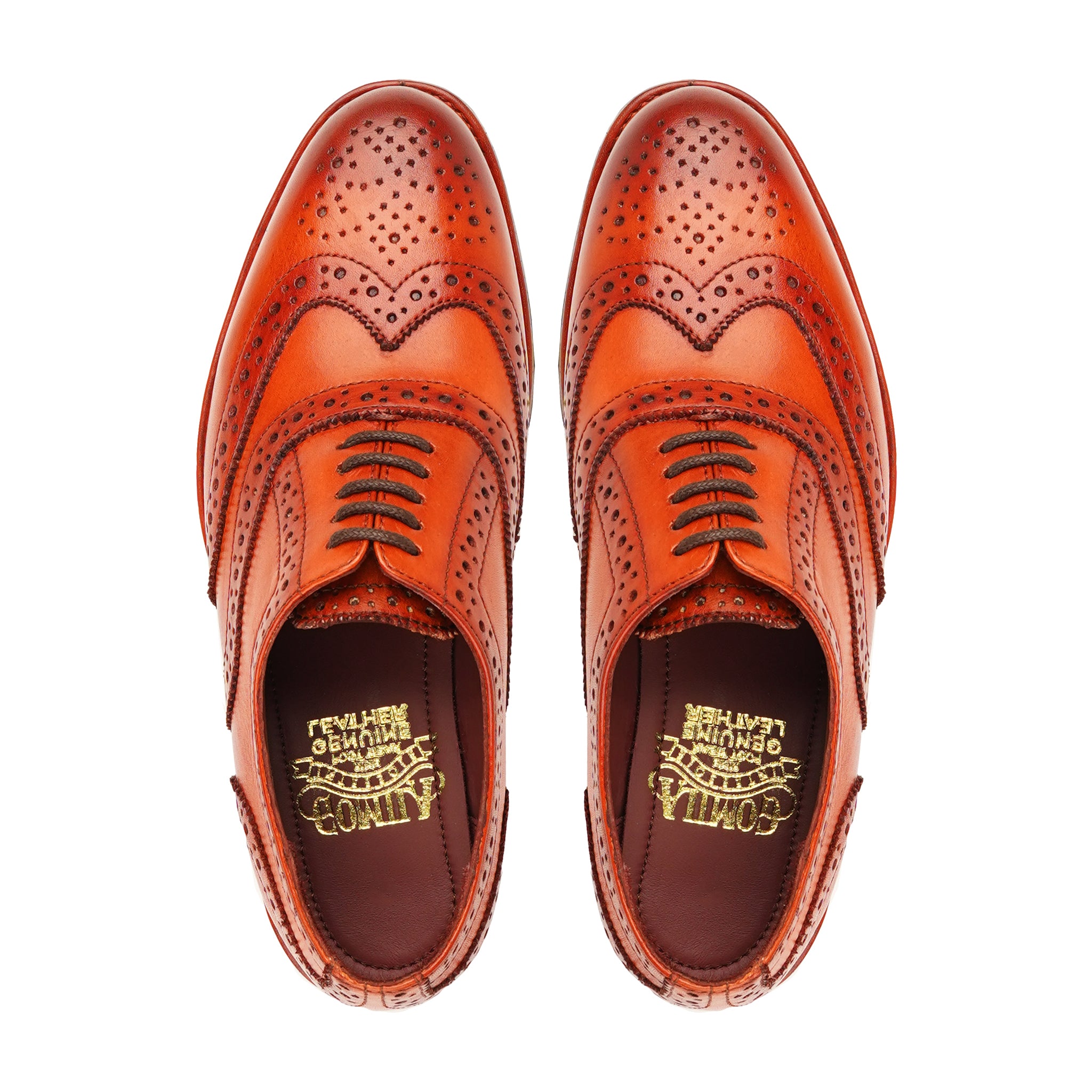 Samoa - Men's Tan Calf Leather Oxford Shoe