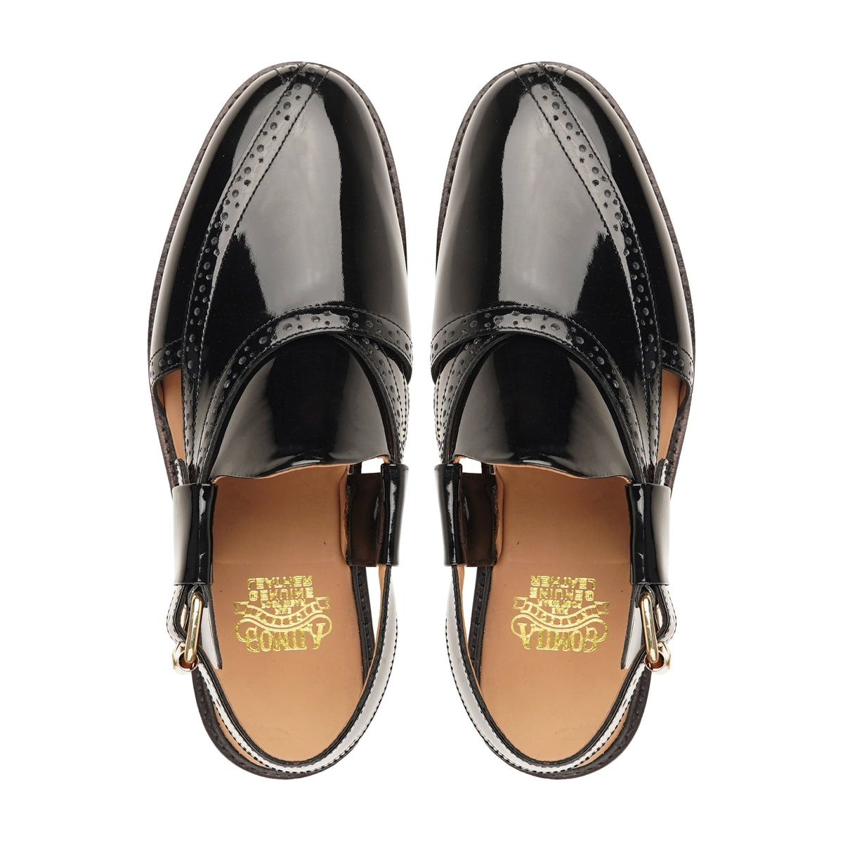 Inari - Men's Black Patent Sandal