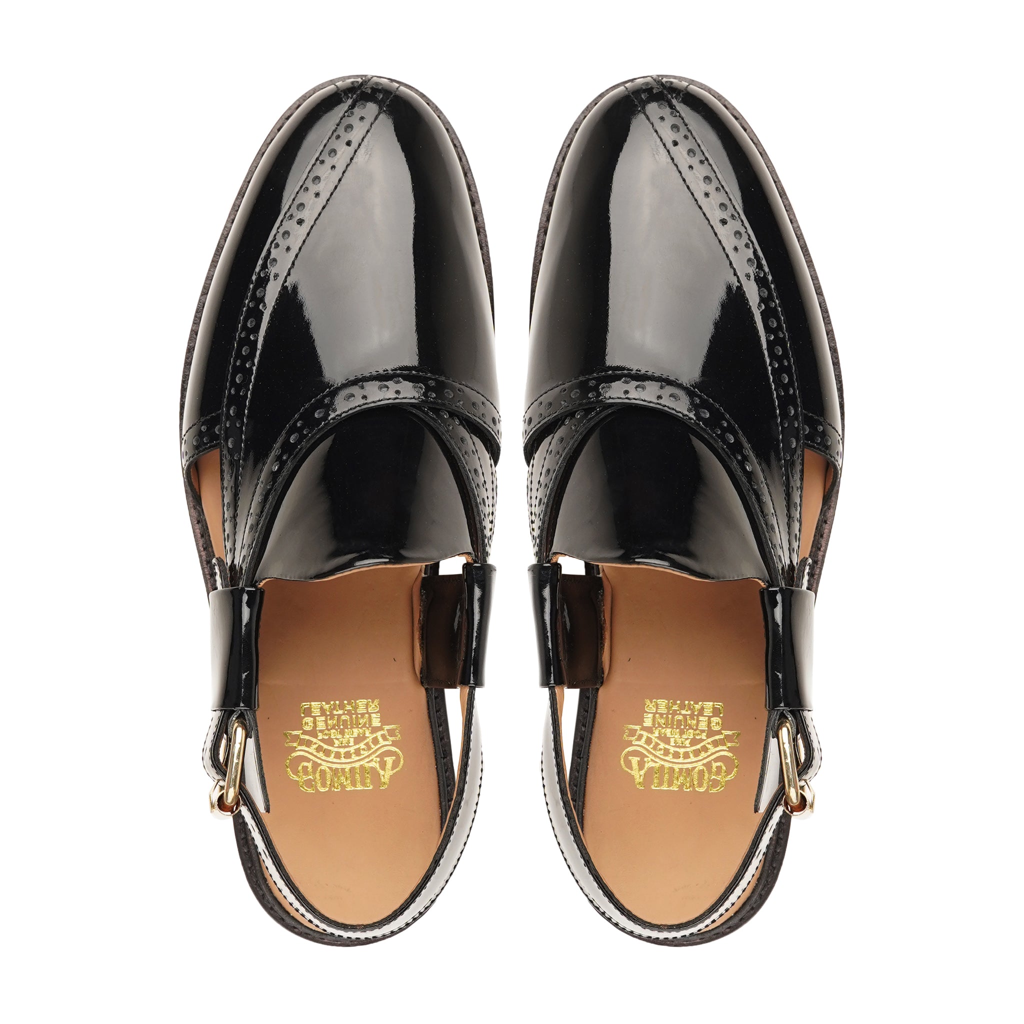 Inari - Men's Black Patent Sandal