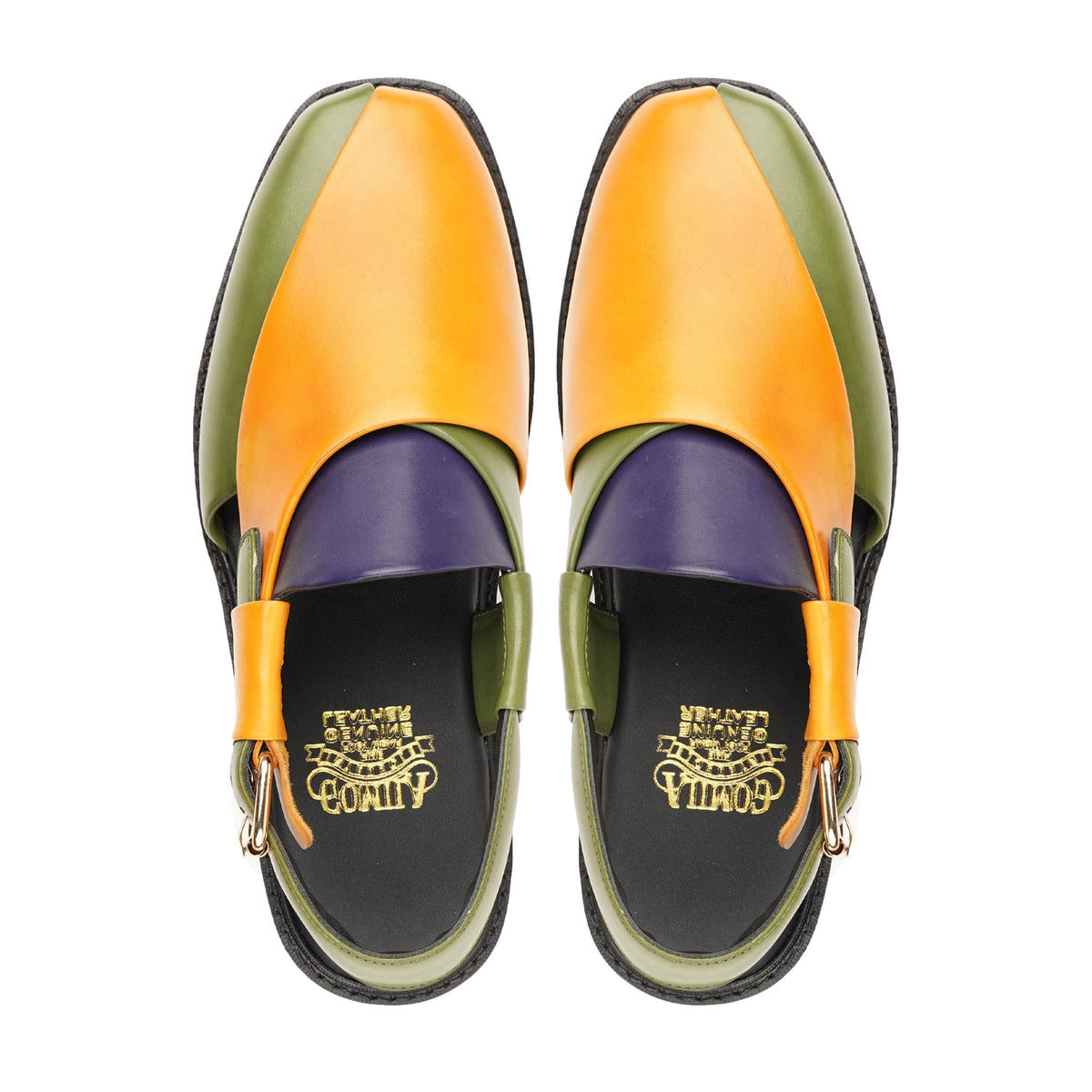 Emi - Men's Multi color Calf Leather Sandal