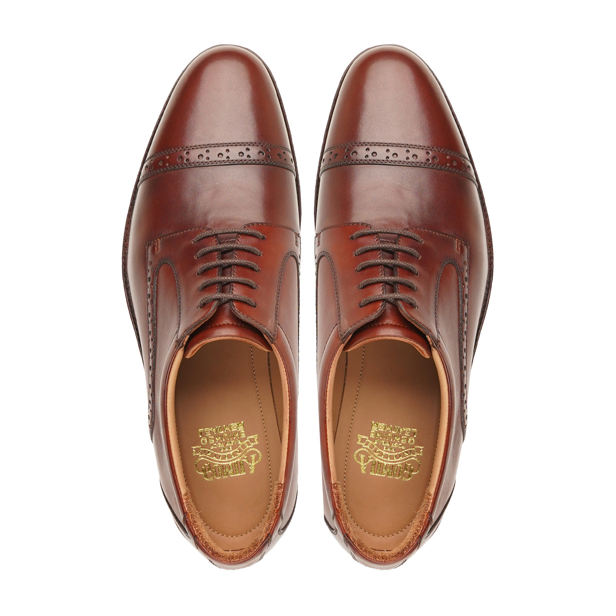Gusto - Men's Oxblood Calf Leather Derby Shoe