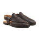 Kammi - Men's Dark Brown Hand Woven Calf Leather Sandal