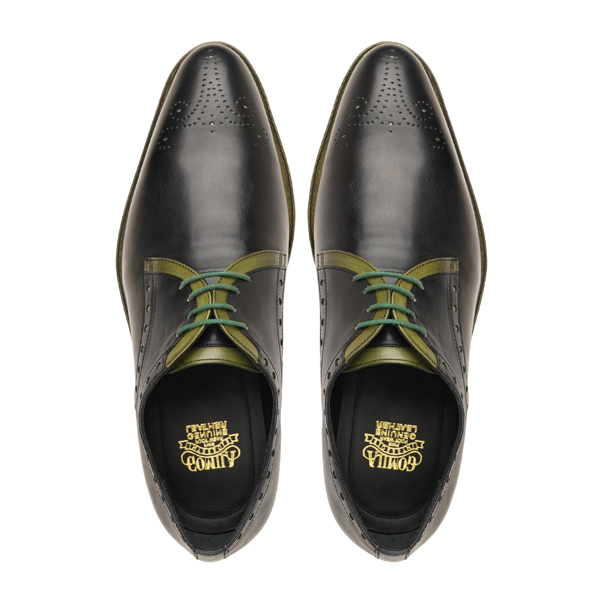 Terrain - Men's Black Calf Leather Derby Shoe