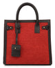 Reese -  Boucle Fabric & Leather Hand Bag