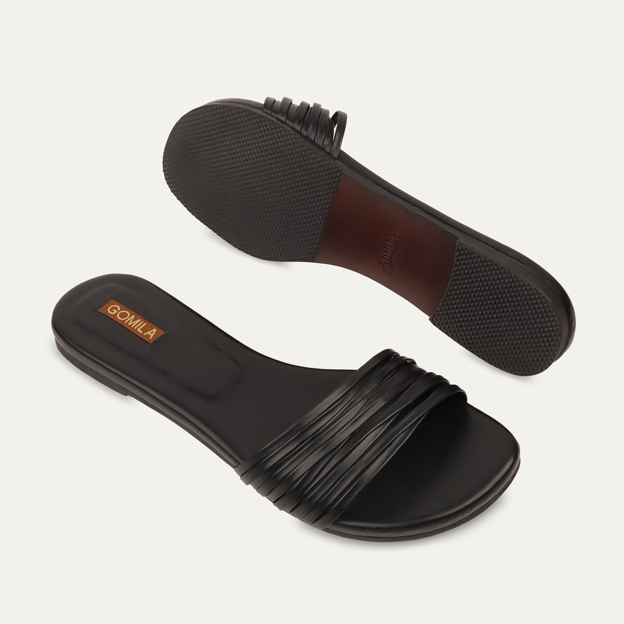 Lyra - Women's Black Slipper