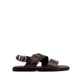 Matias - Men's Dark Brown Calf Leather Sandal