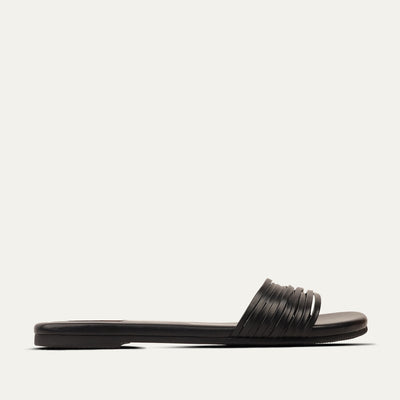 Lyra - Women's Black Slipper