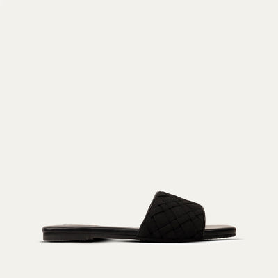 Riley - Women's Black Slipper