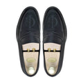 Juber - Men's Black Calf Leather Loafer ( Laser Edition )