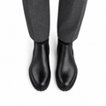 Casey  - Men's Black Calf Leather Chelsea Boot