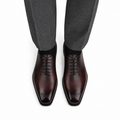 Frank - Men's Brown Calf Leather Wholecut - Goodyear Welted