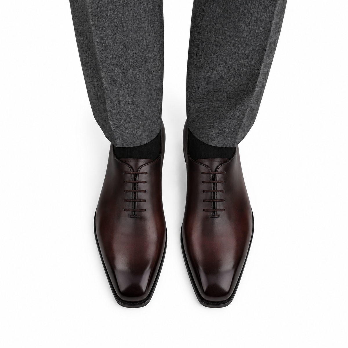 Frank - Men's Brown Calf Leather Wholecut - Goodyear Welted