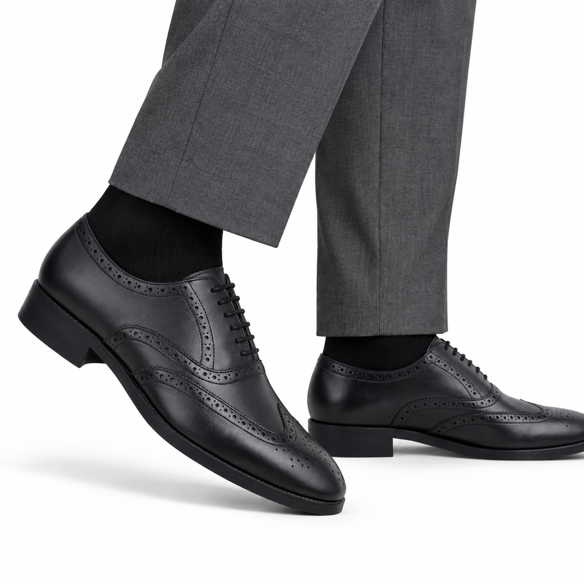 Northa - Men's Black Calf Leather Oxford
