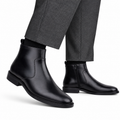Drake  - Men's Black Calf Leather Chelsea Boot