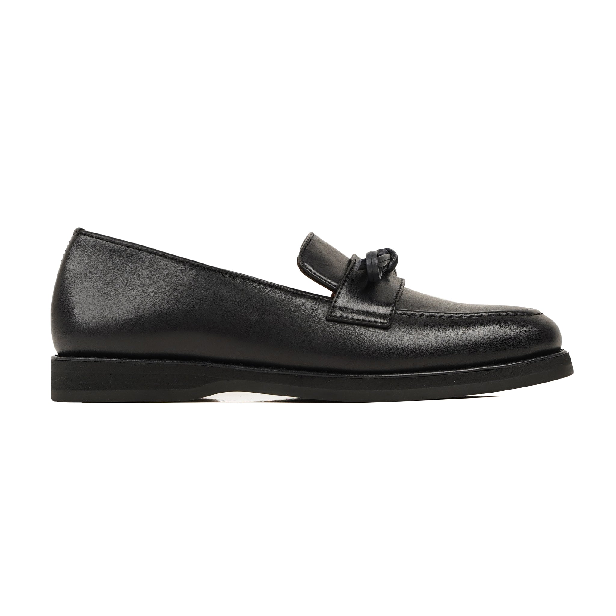 Marcha - Ladies Black Calf Leather Loafer