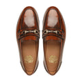 Corato - Men's Brown Patina Box Leather High Shine Loafer