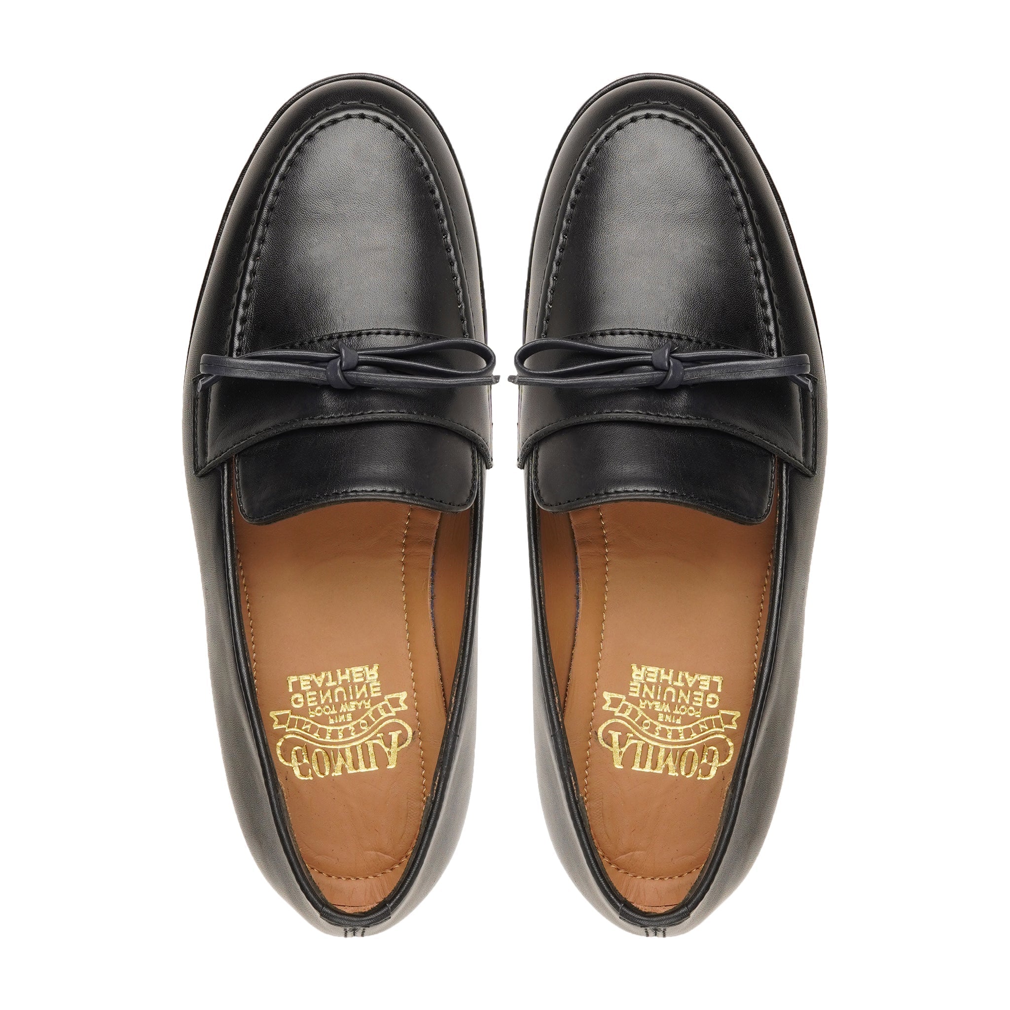 Marcha - Ladies Black Calf Leather Loafer