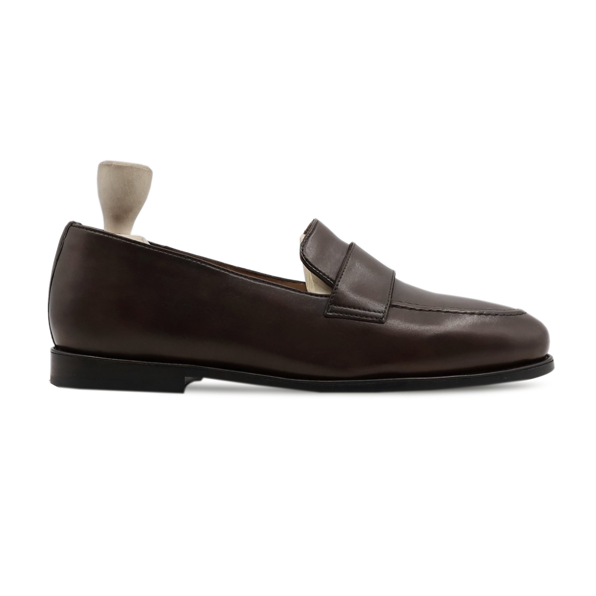 Muse - Men's Dark Brown Calf Leather Loafer