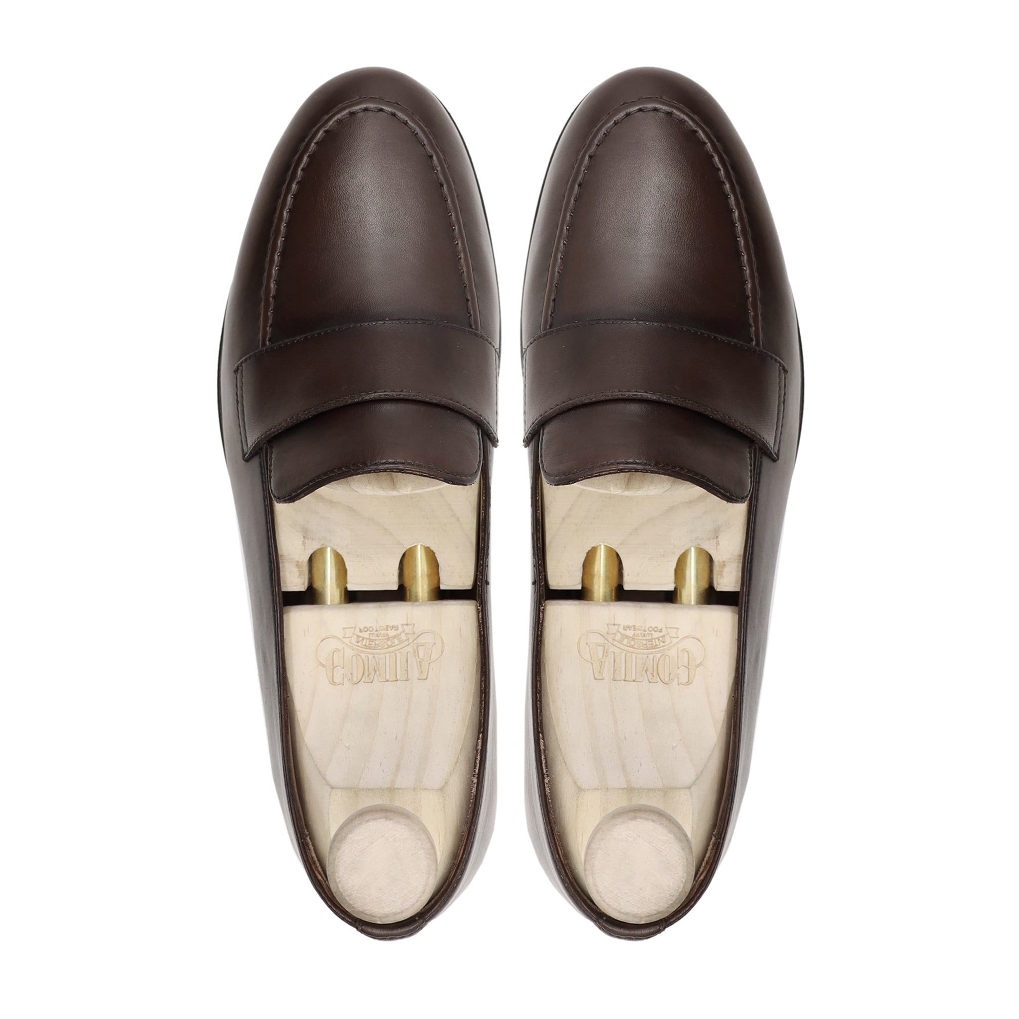 Jefe - Men's Dark Brown calf Leather Loafer