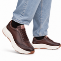 Paolo - Men's Brown Patina Sheep Skin Sneaker