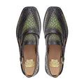 Charleroi - Men's Burnished Olive Green Calf Leather Sandal