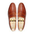 Lowe - Men's Orange Tan Calf Leather Loafer
