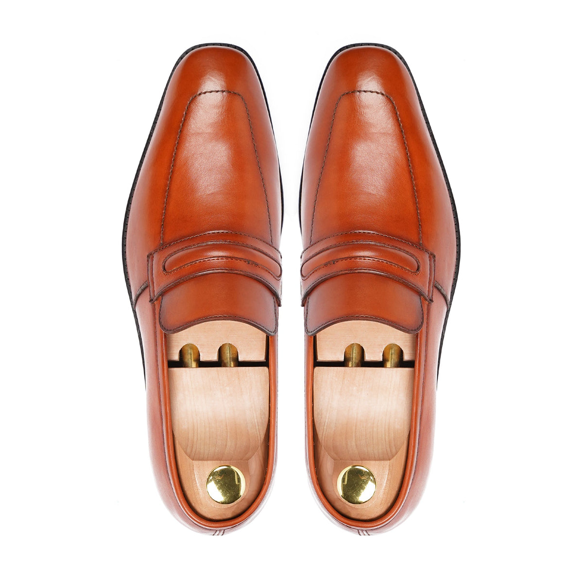 Ginza - Men's Tan Calf Leather Loafer