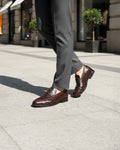 Armando - Men's Dark Brown Calf Leather Loafer